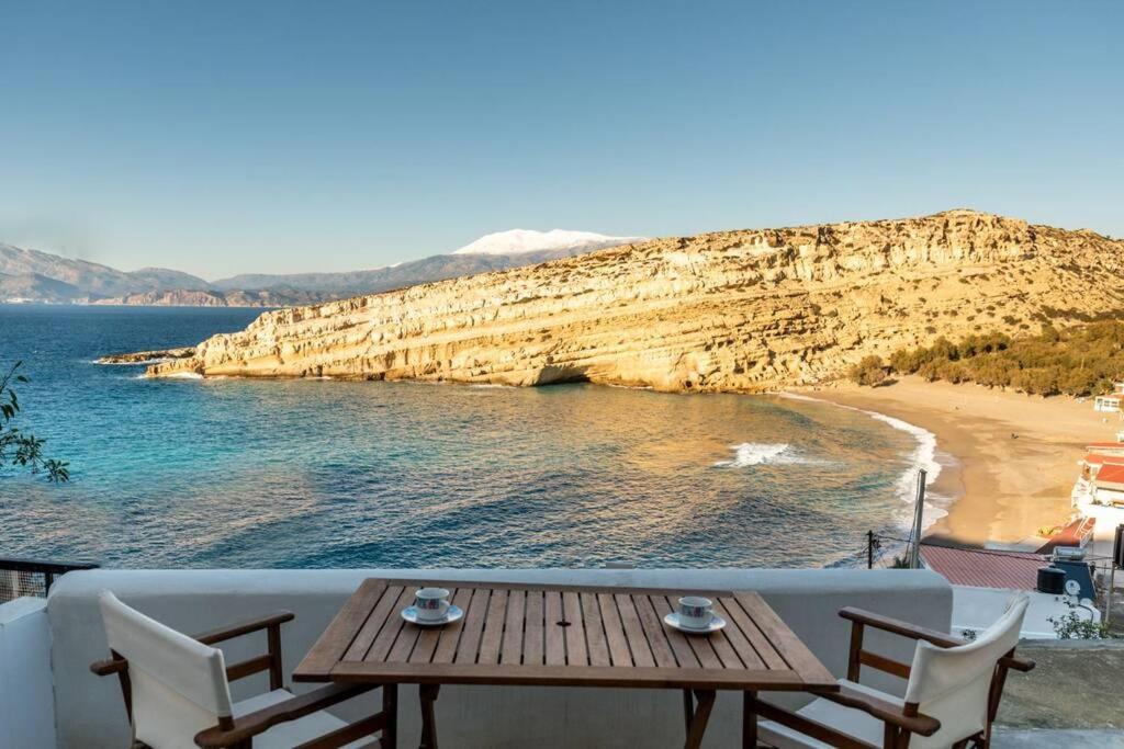 Nostos Cave Seaview Apartment Matala  Luaran gambar