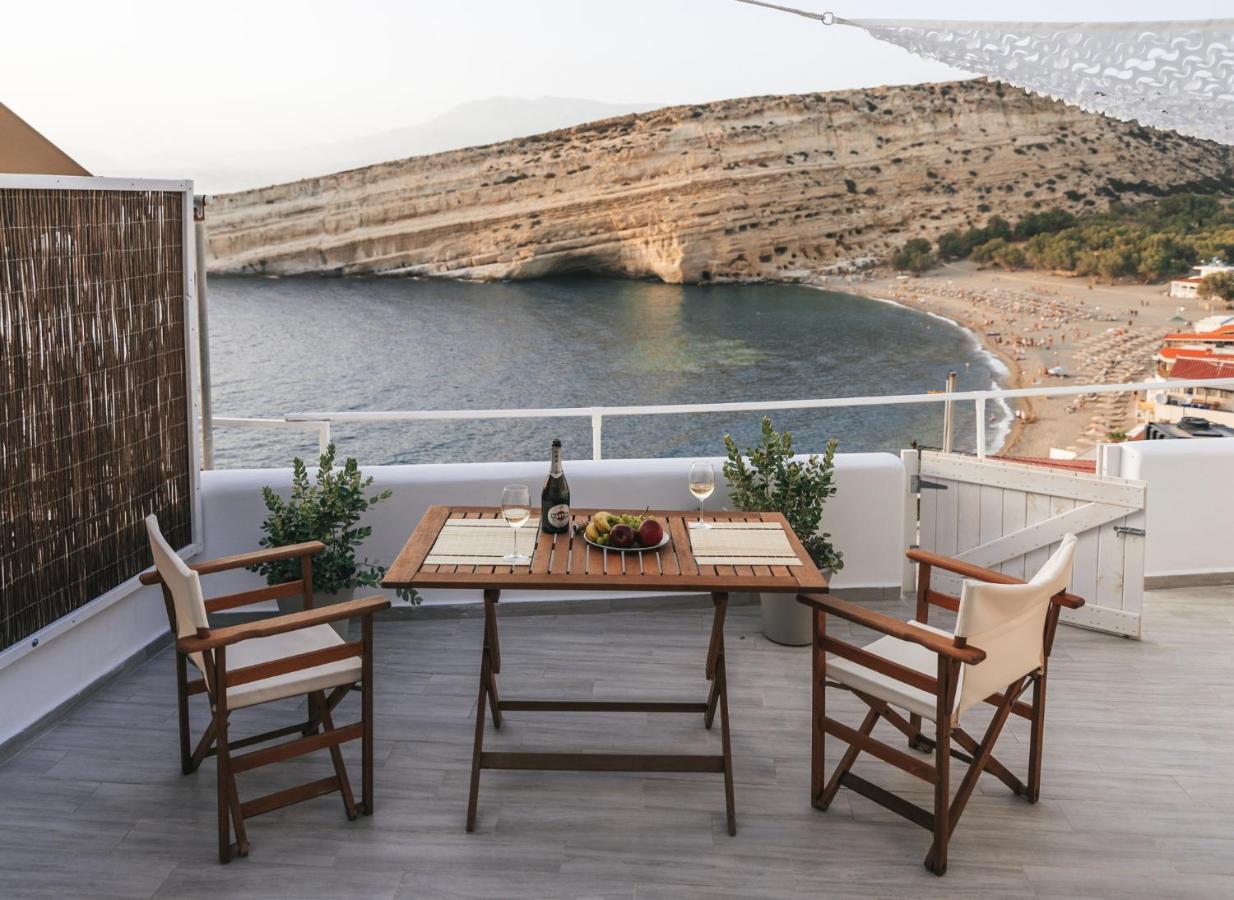 Nostos Cave Seaview Apartment Matala  Luaran gambar