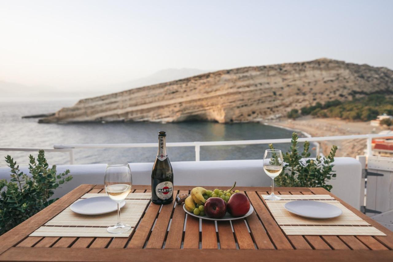 Nostos Cave Seaview Apartment Matala  Luaran gambar